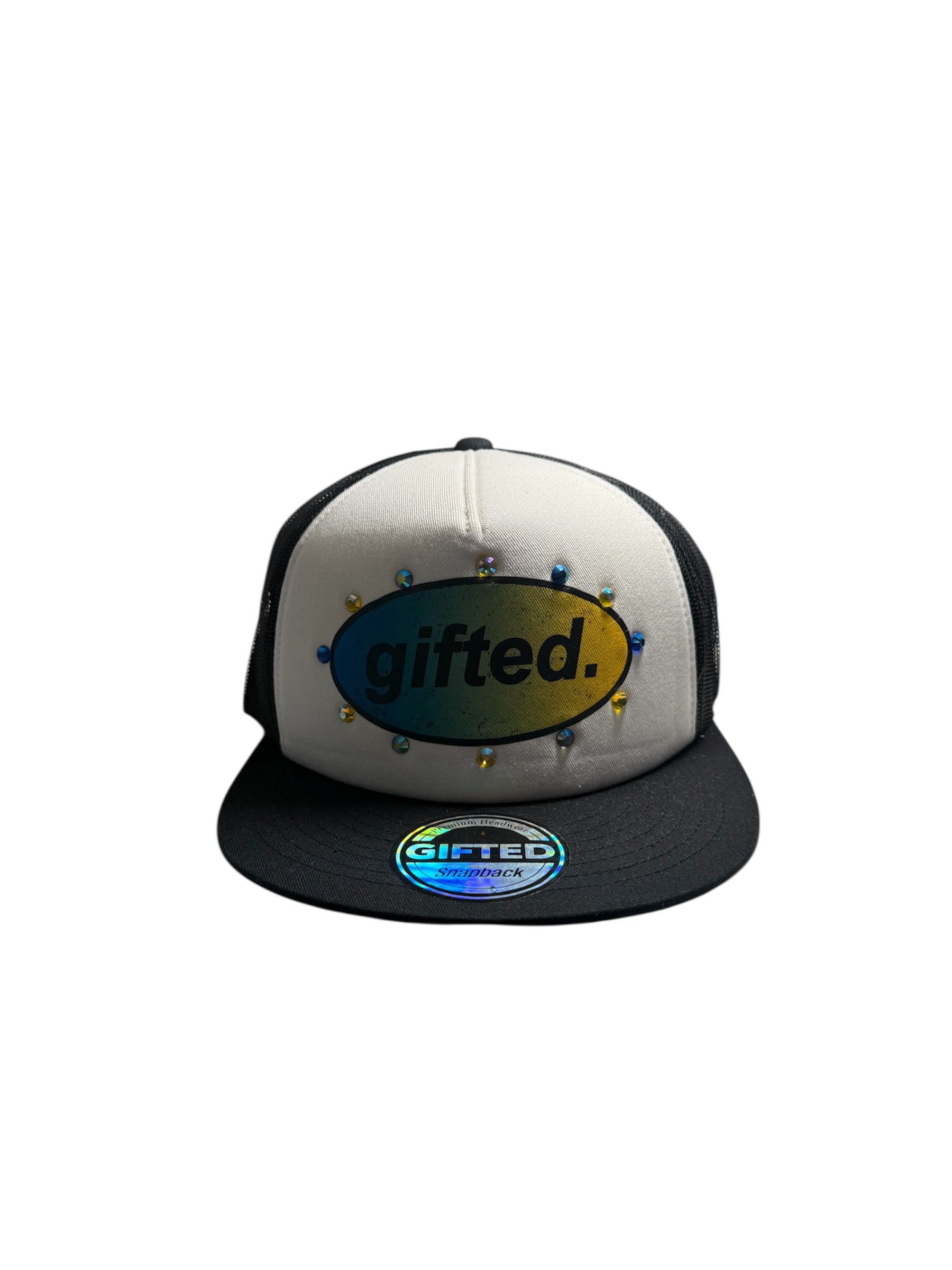 Gifted Hat 16 - BLK/WHT/BLU/YEL