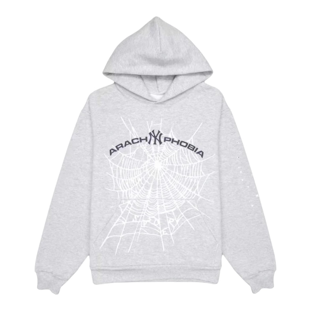 Arach NY Phobia Hoodie- Ash Grey