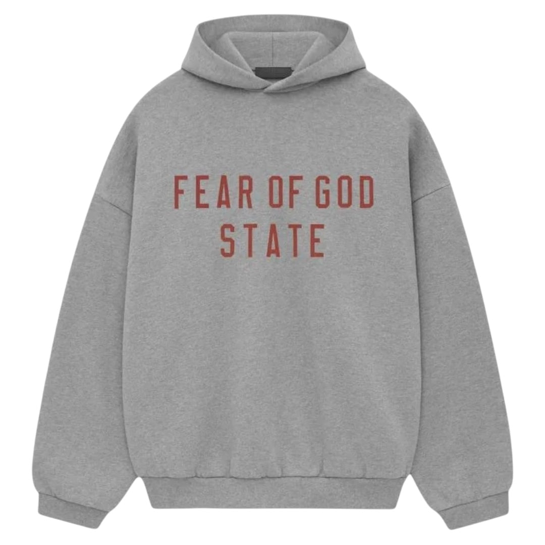 Fear of God Essentials State Fleece Hoodie Dark Heather