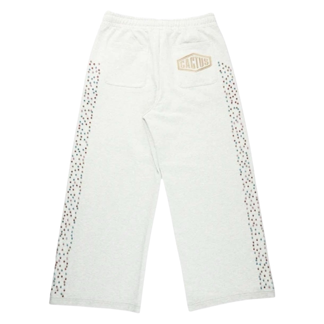 Crystal Cactus Sweats WHITE