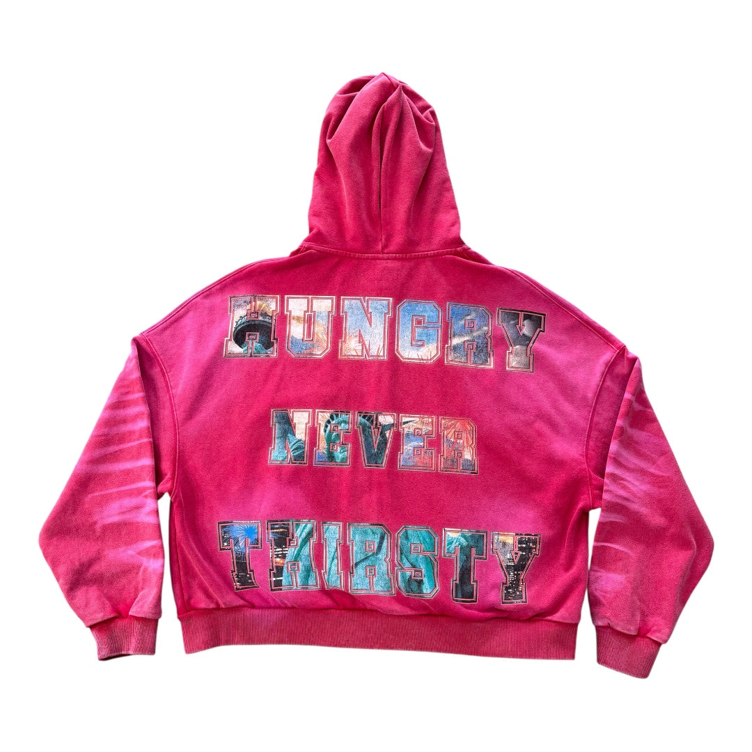 LITTNYC “LIBERTY ZIP UP” PNK