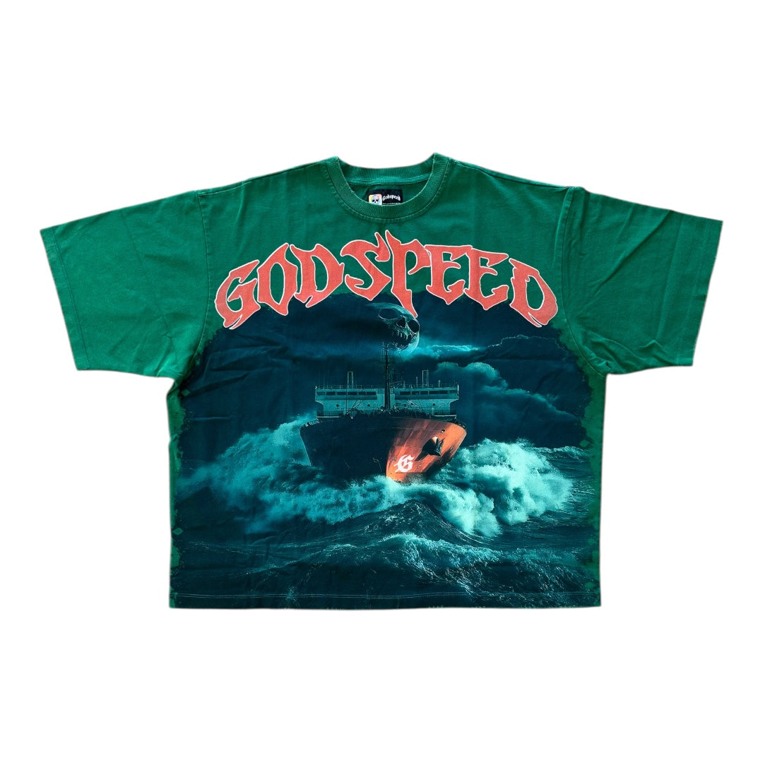 Sea Sick Tee- Green