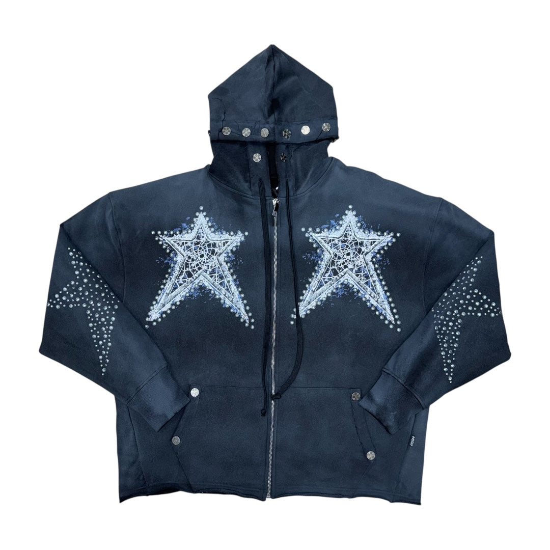 トップス Belvet star studs hoodie 16.2oz Star studs hoodie – BELVET