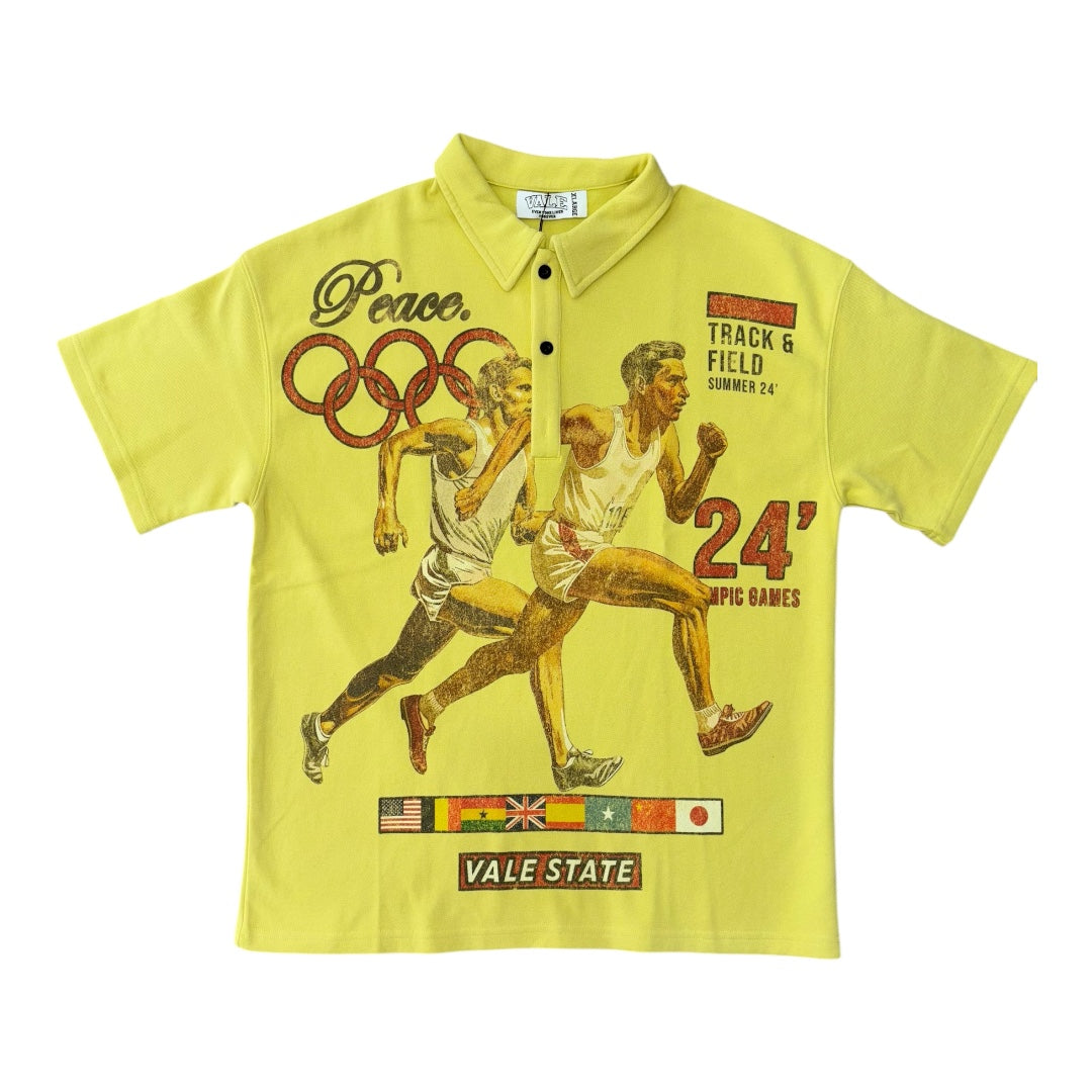 OLYMPIC POLO- YELLOW