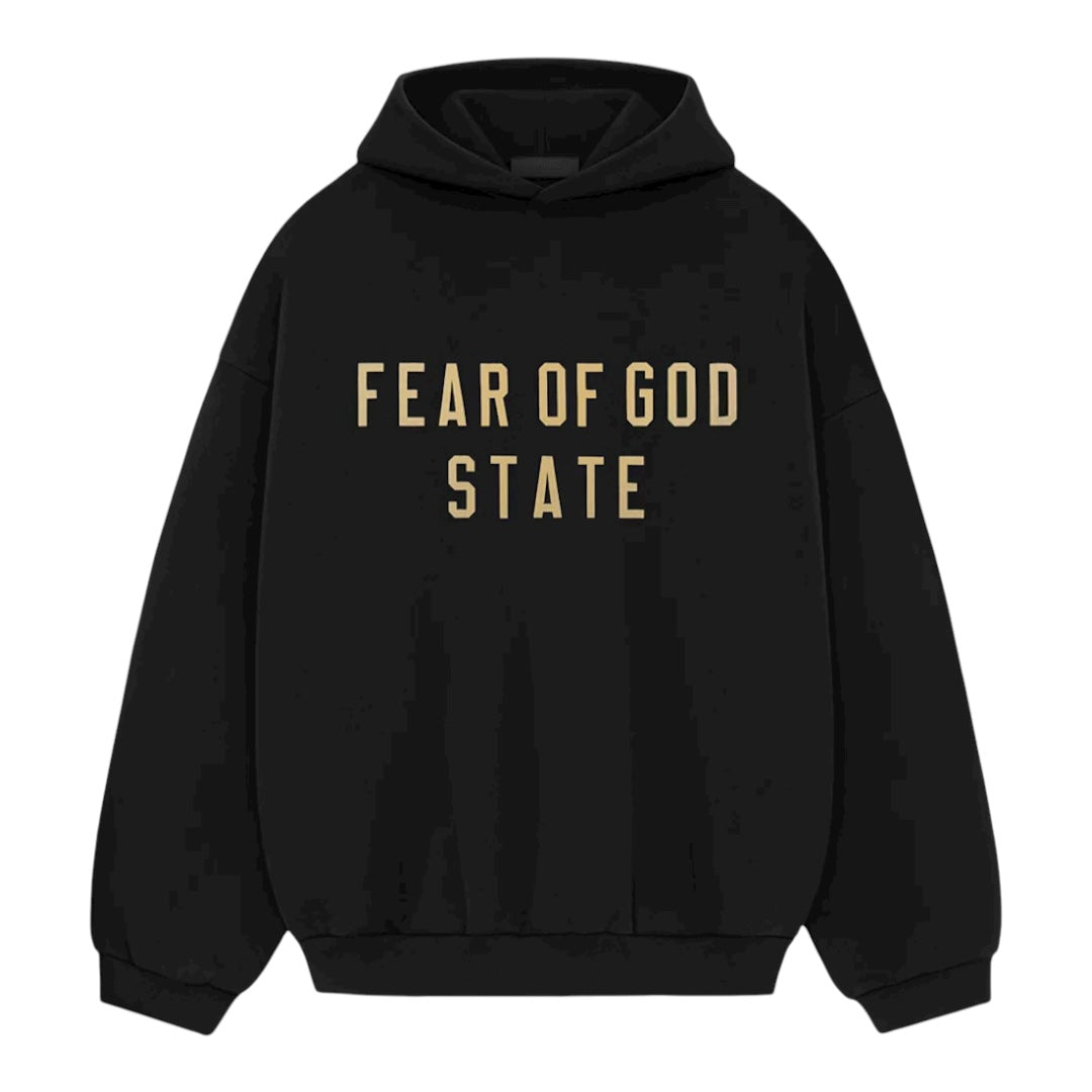 Fear of God Essentials State Fleece Hoodie Black