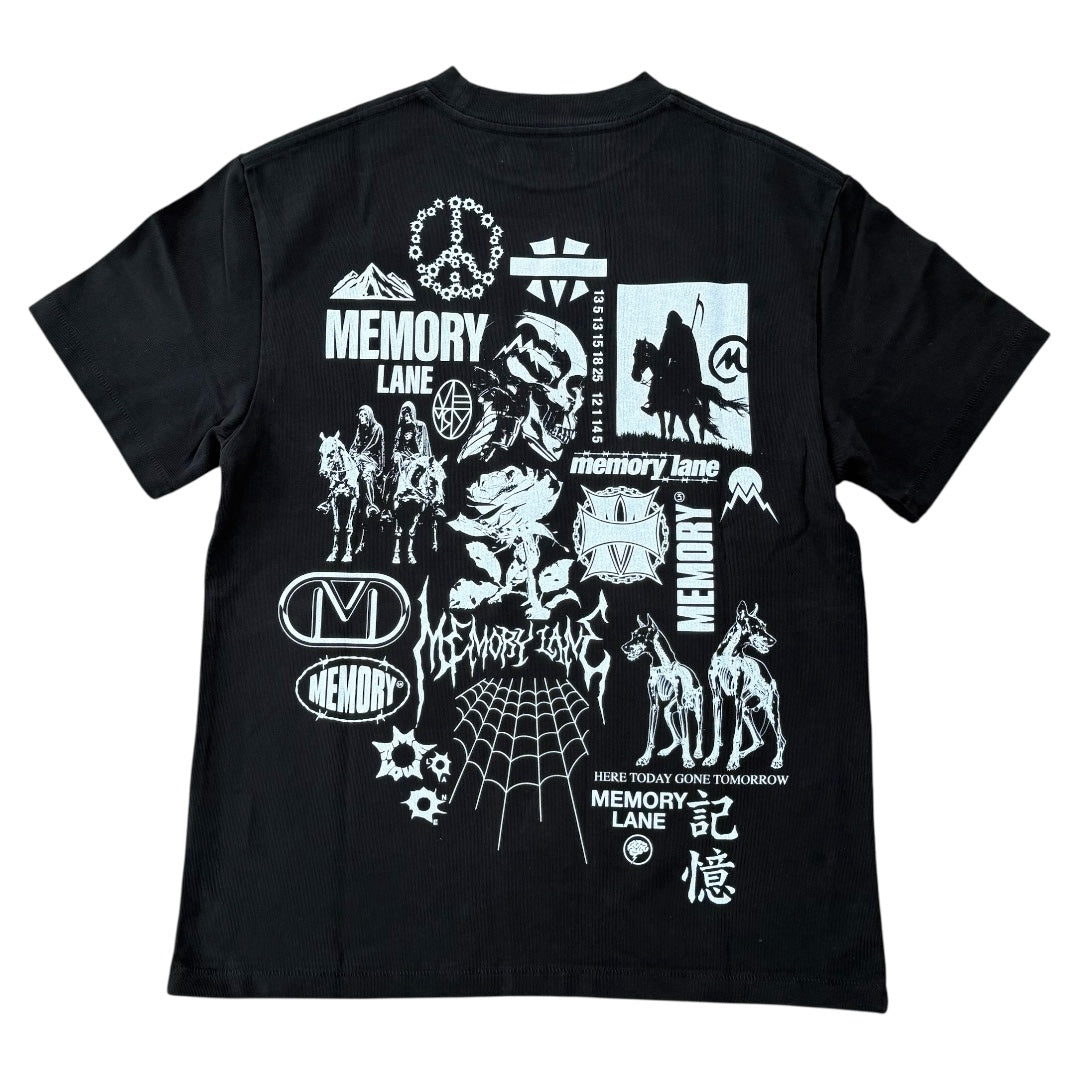 Through The Years Tee- Black