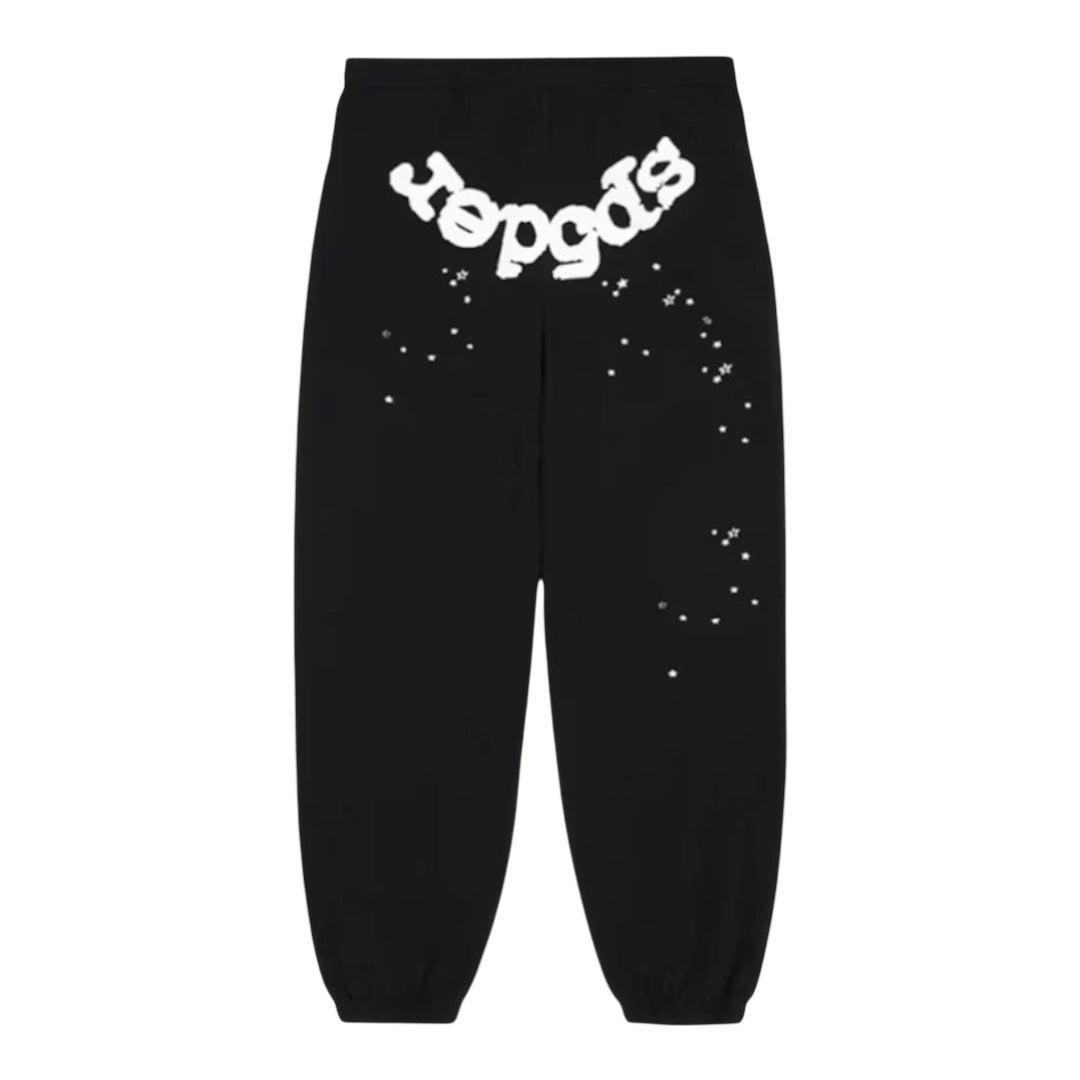 Sp5der OG Web Sweatpants- Black