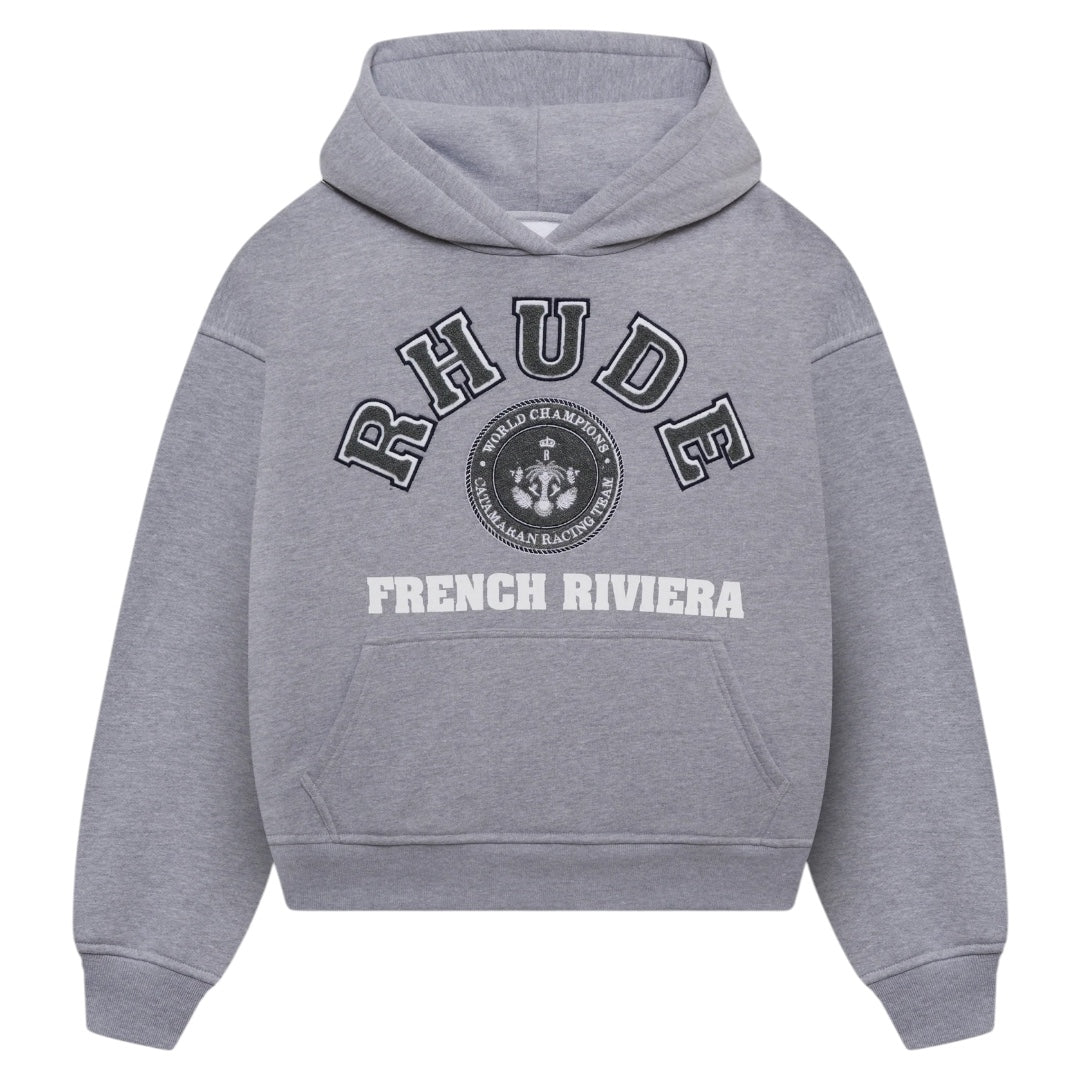 RHUDE FRENCH RIVIERA PATCH HOODIE