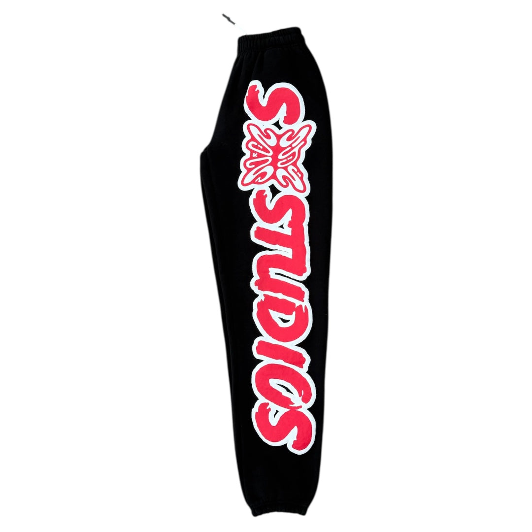 SB SWEATPANTS BLK/RED