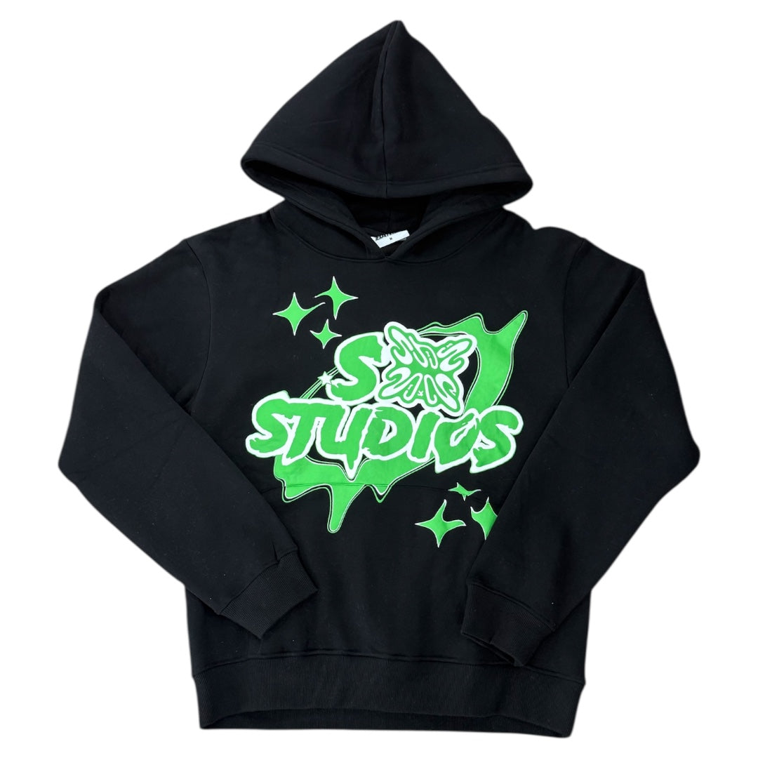 SB HOODIE BLK/GREEN
