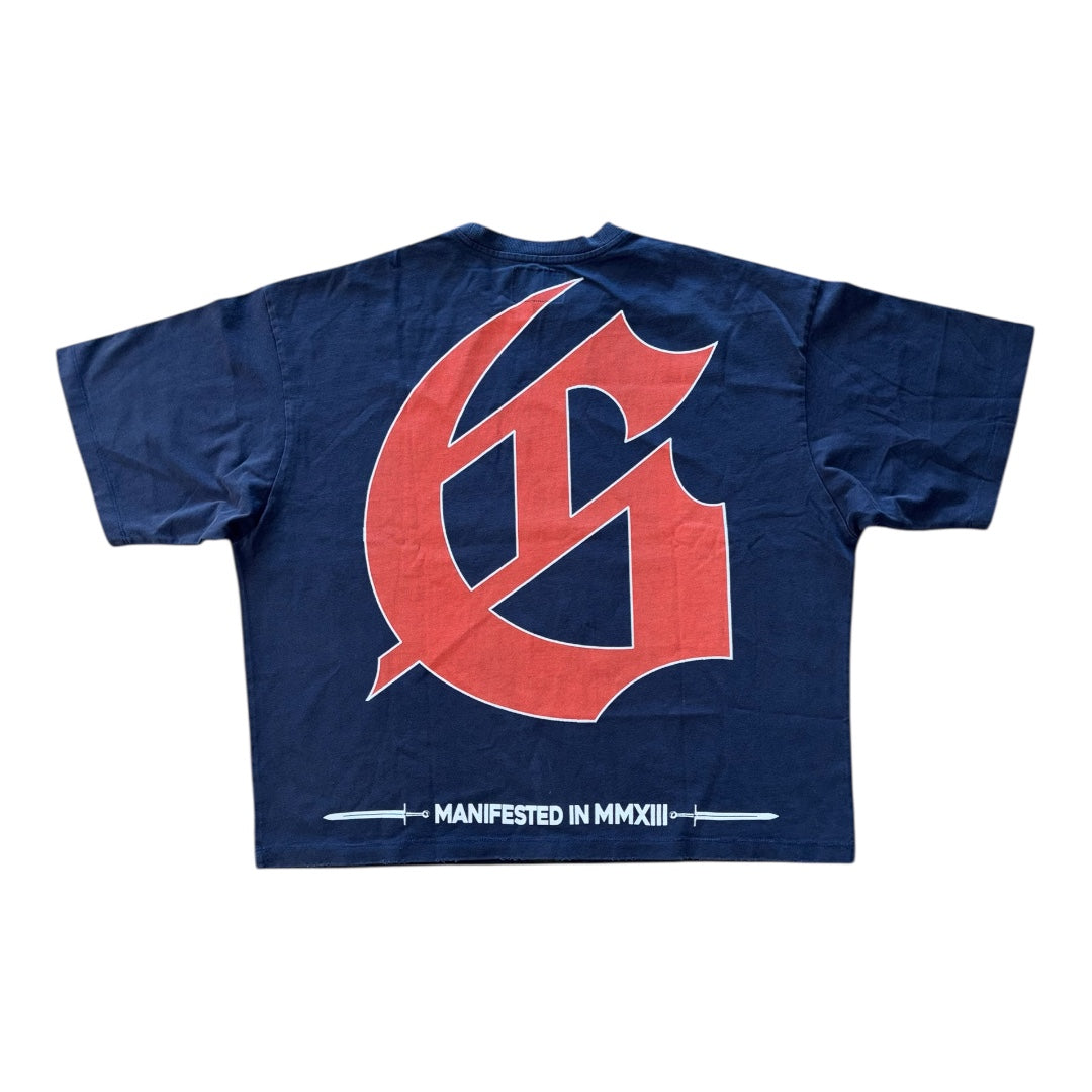Sea Sick Tee- Navy