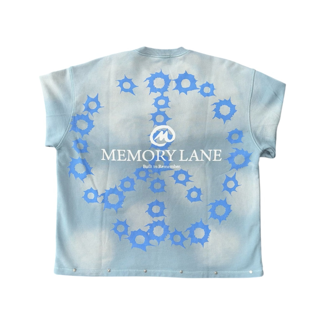 Bond St Crewneck- Faded Blue