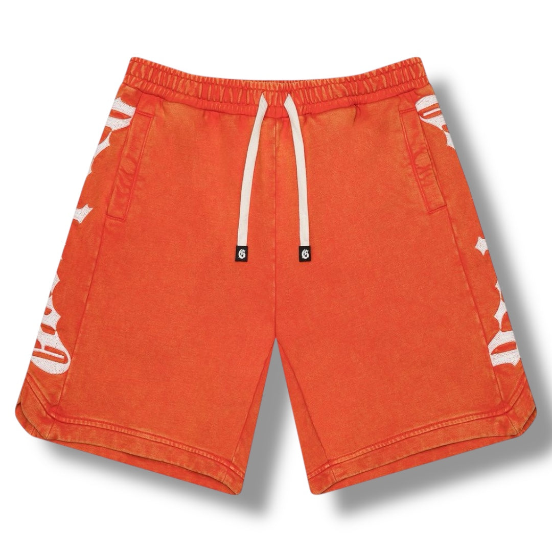 CourtSide Shorts (Orange Wash)