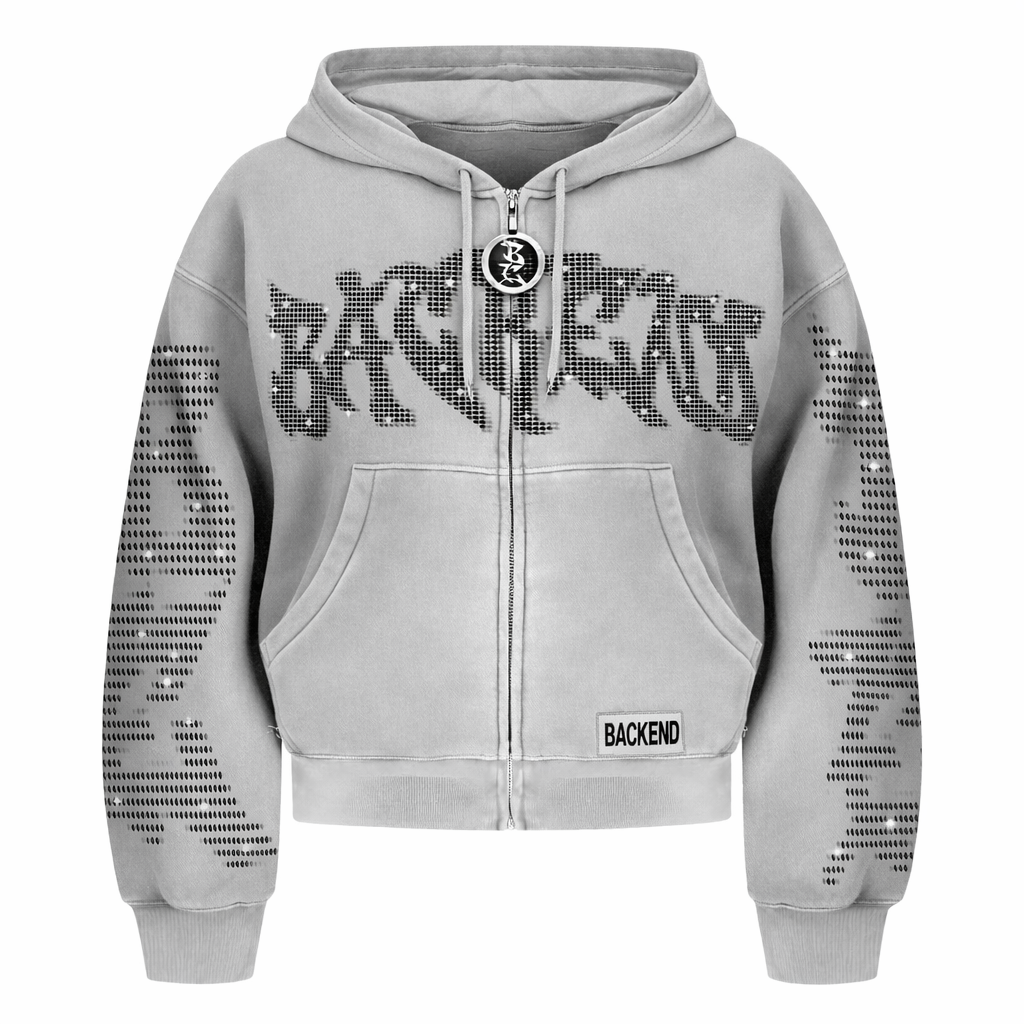 Ash Stone Zip Holdie