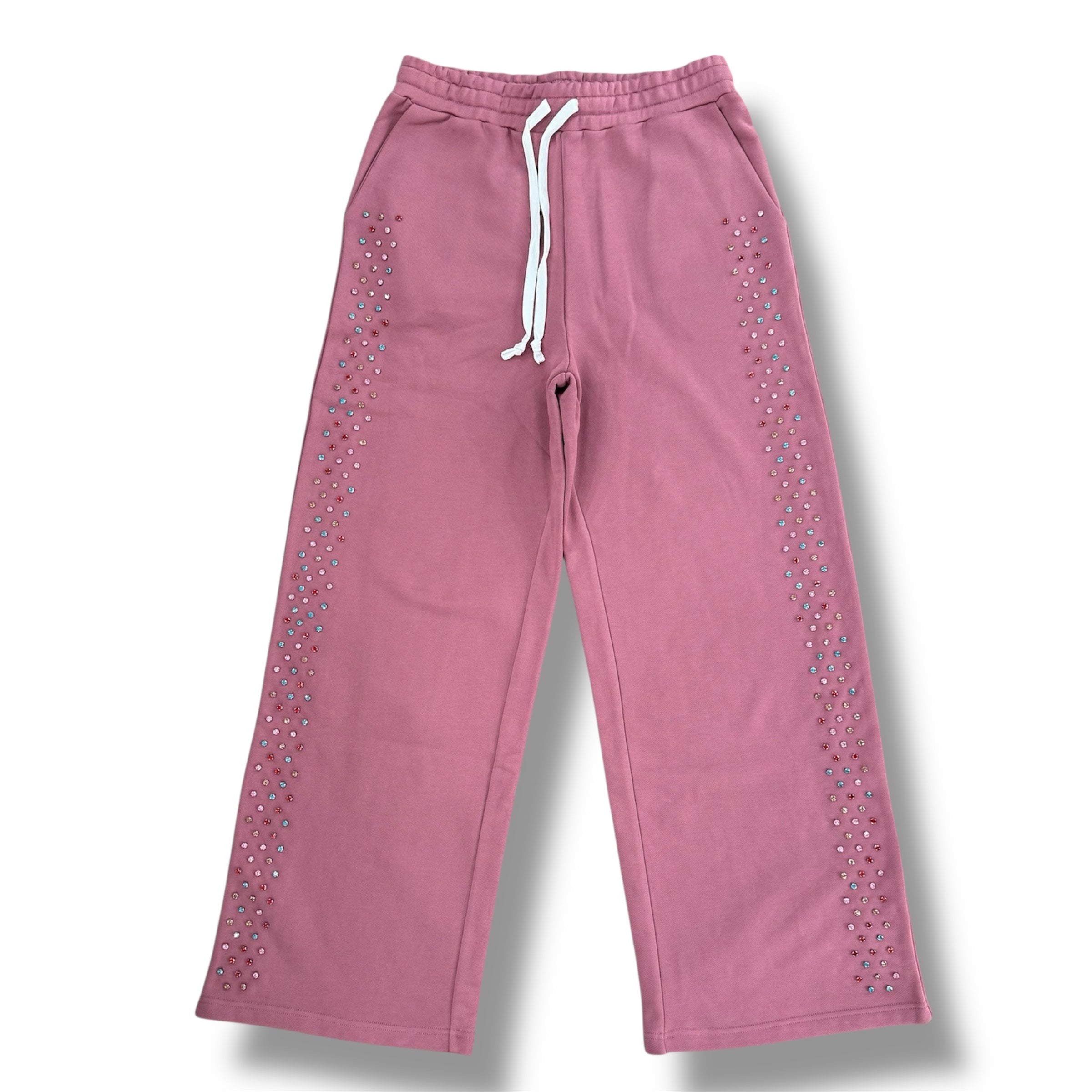 AZVA Crystal Cactus Sweats PINK