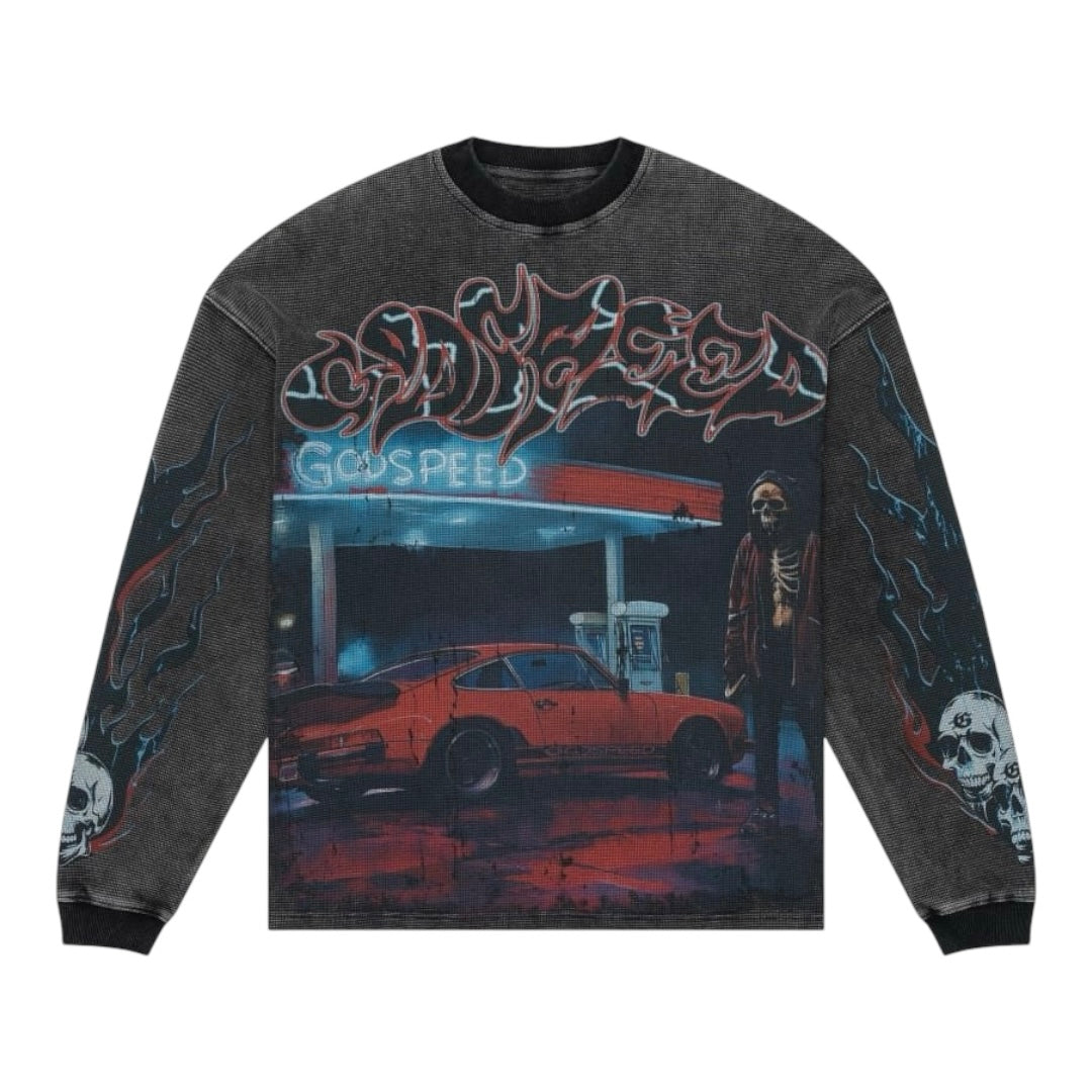 Pit stop Thermal LS (Grey wash)