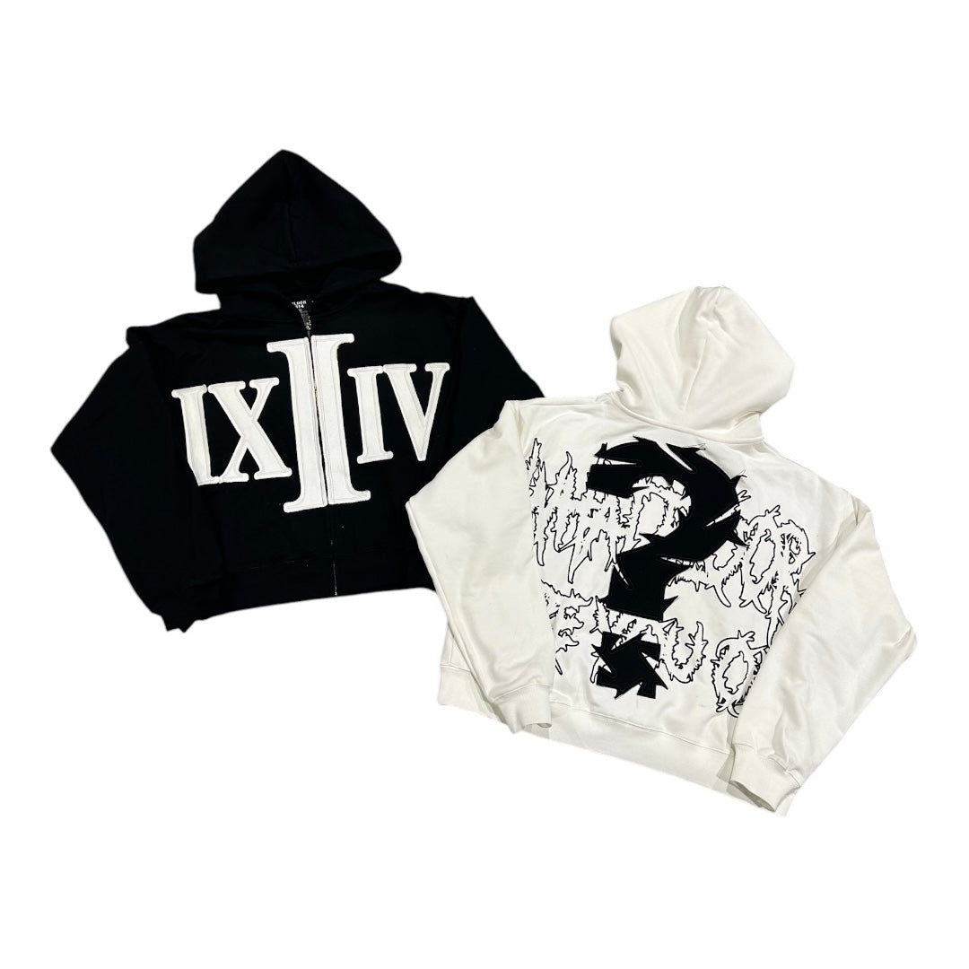 NUMERAL ZIP UP