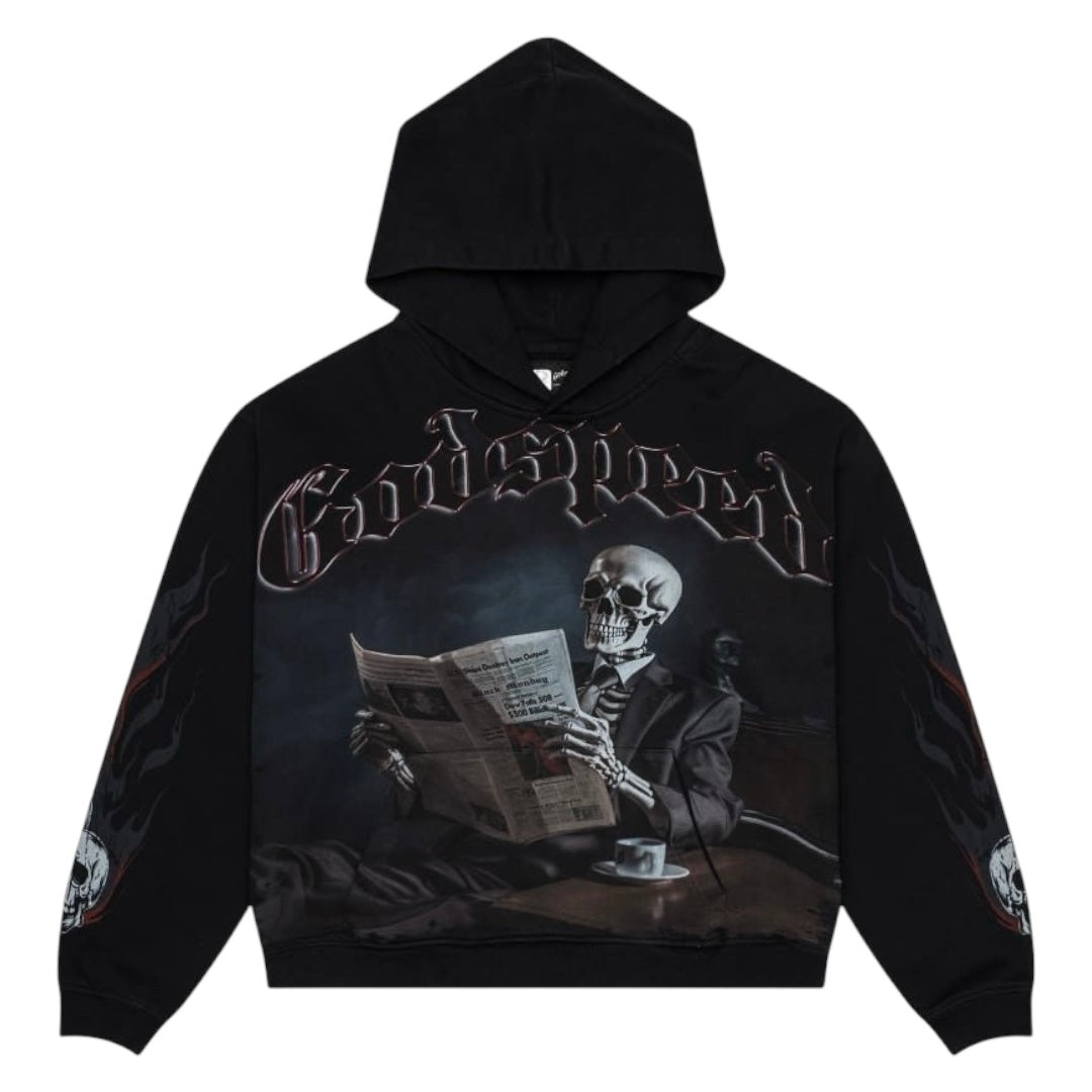 Black Monday Hoodie (Grey Wash)