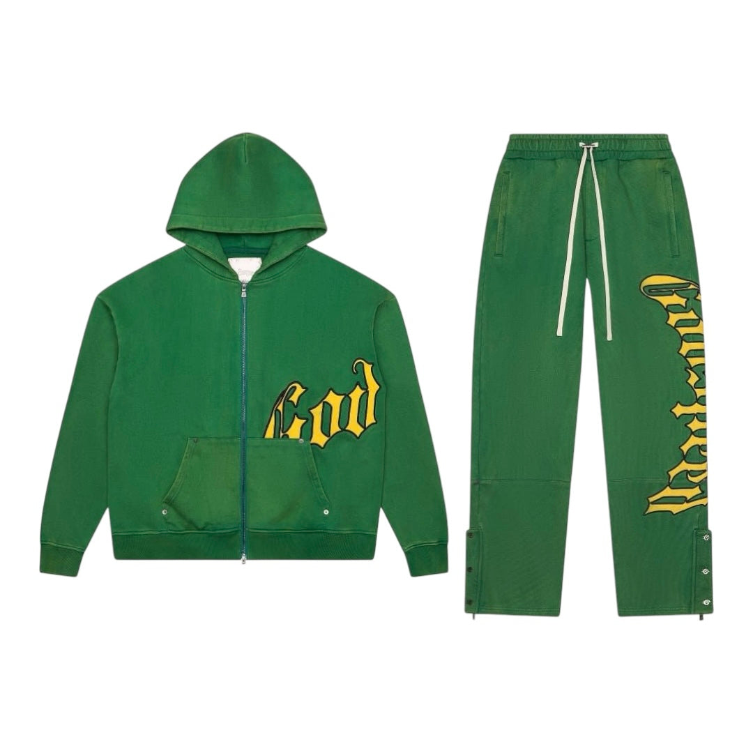 OG Logo Sweatsuit V2 (Green/Yellow)