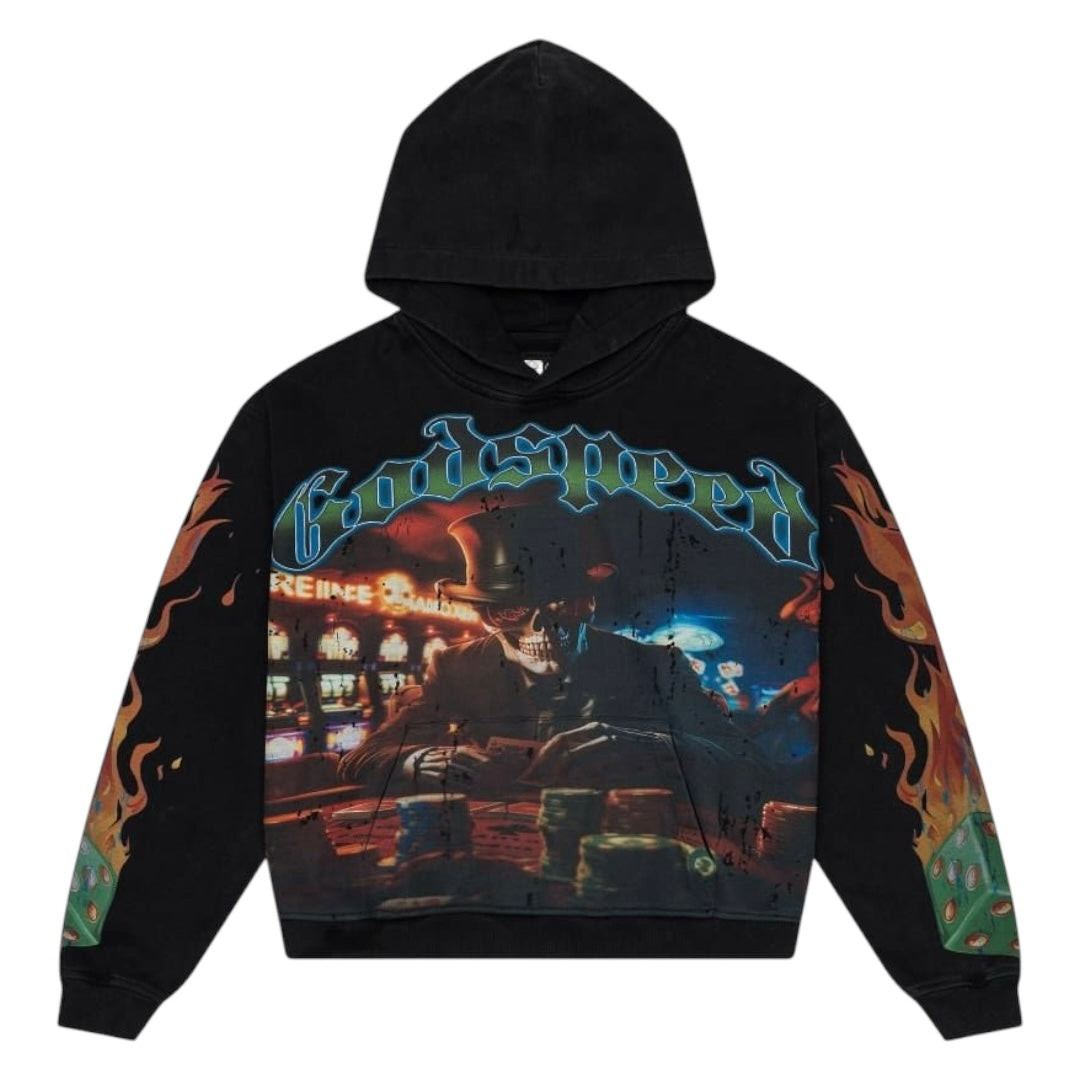 L.A.G Hoodie (Black wash)