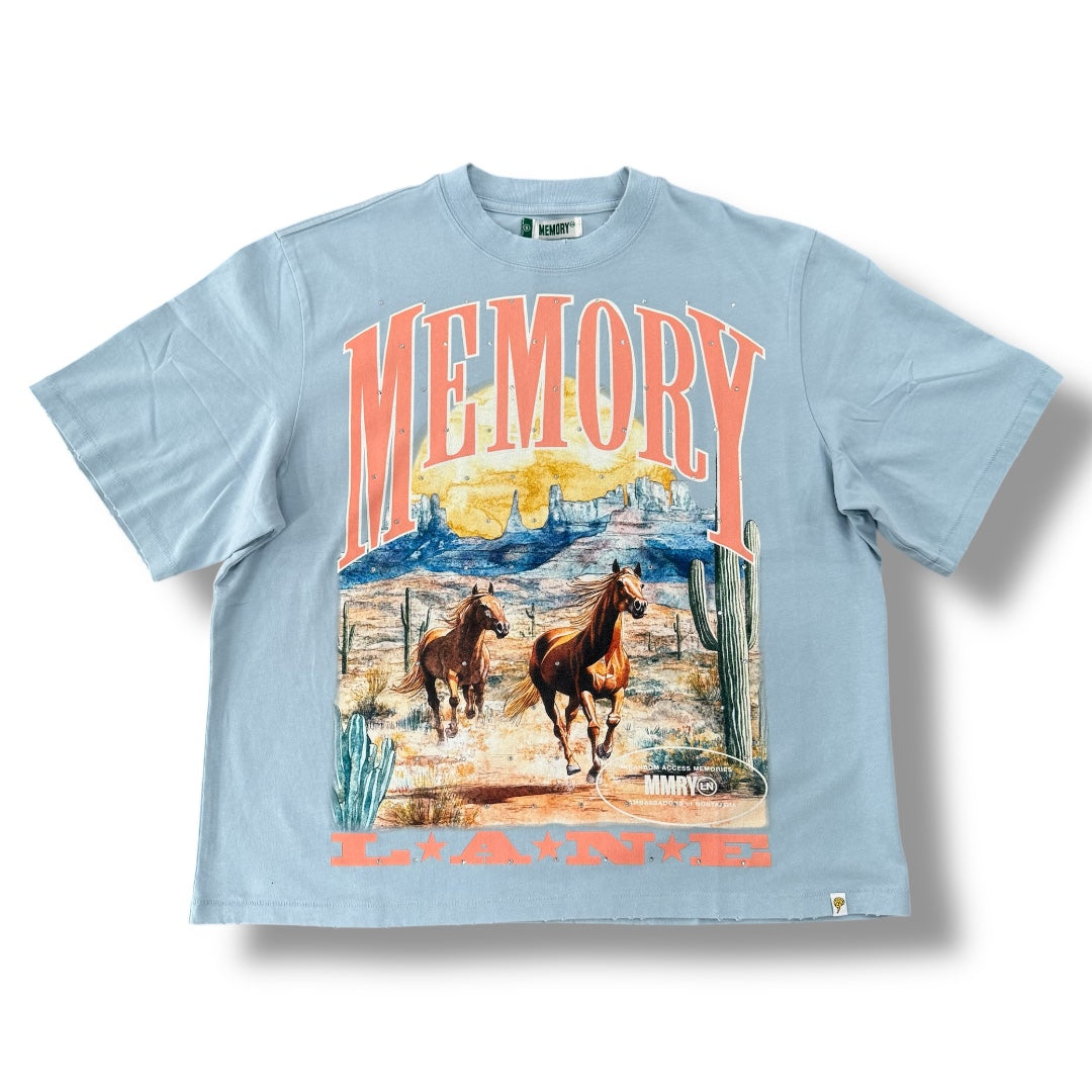 WILD HORSES CROP TEE