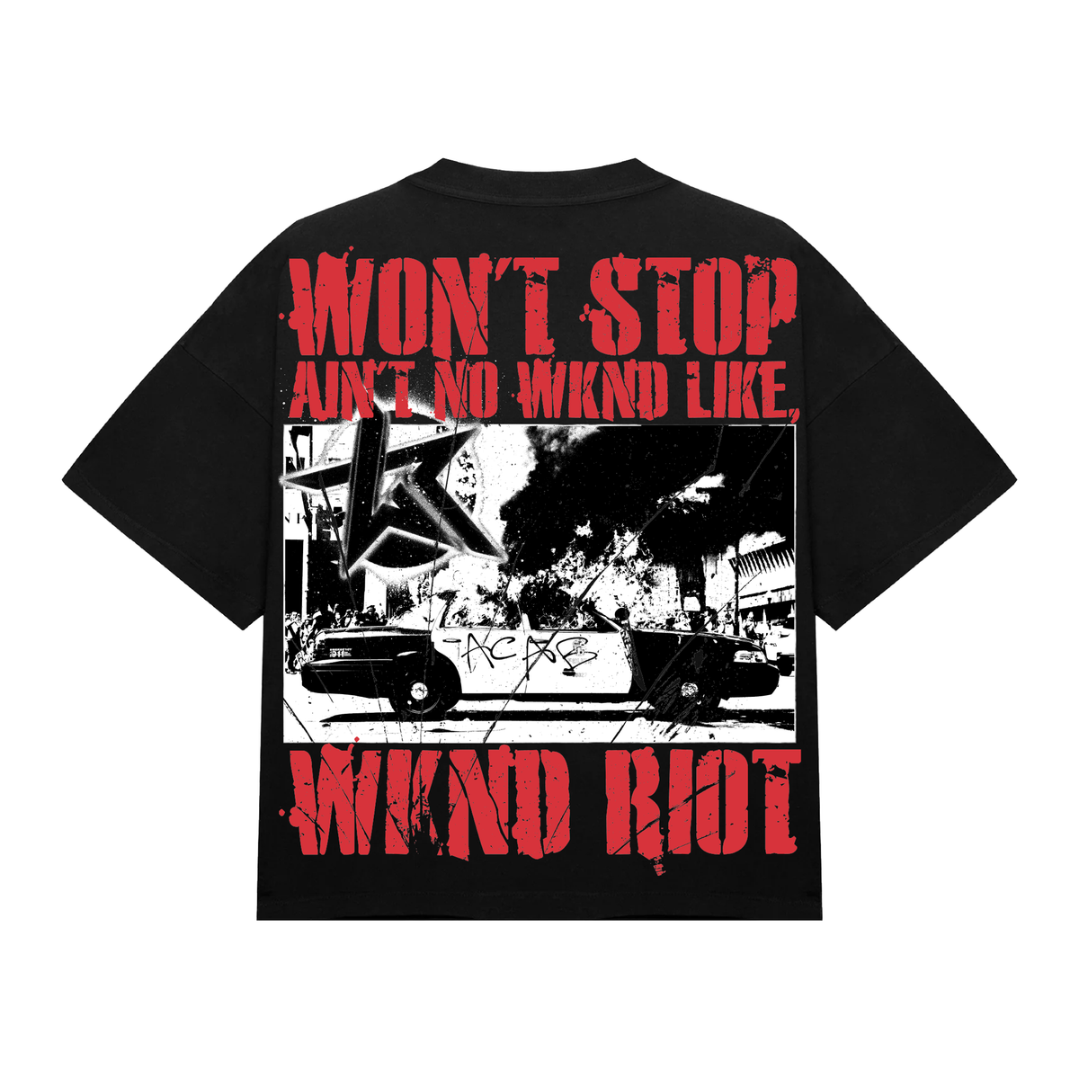 CANT STOP THE RIOT BLACK