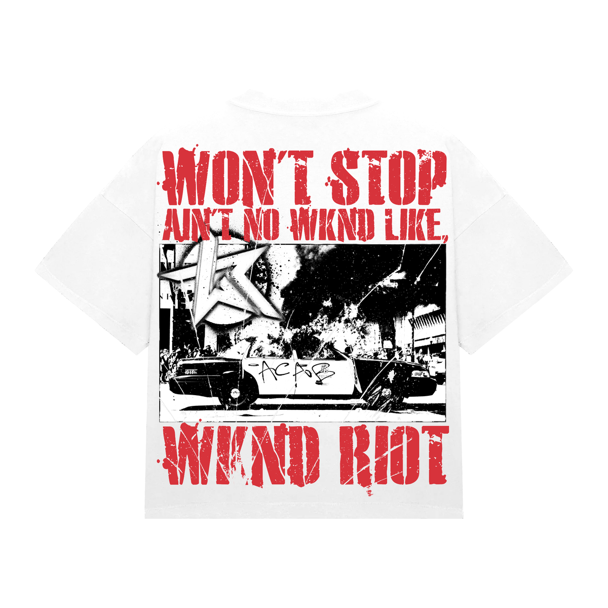 CANT STOP THE RIOT WHITE