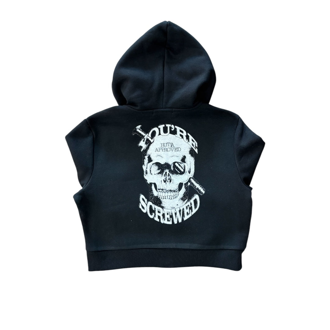 You’re Screwed Cropped Hoodie