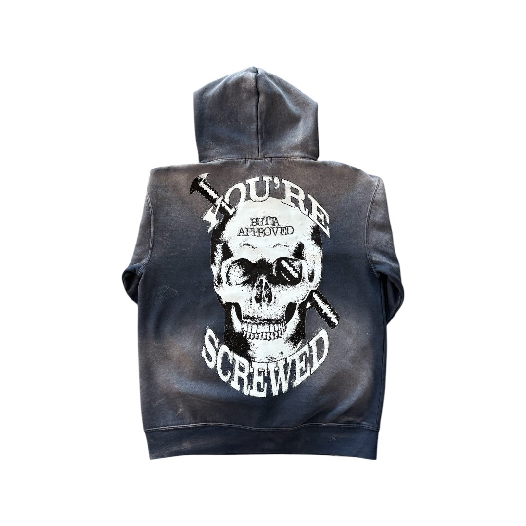 You’re Screwed Hoodie- Navy