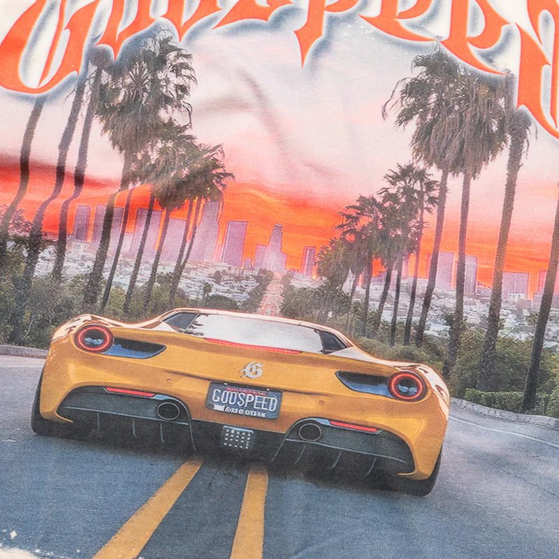 Sunset BLVD Tee (Bone)