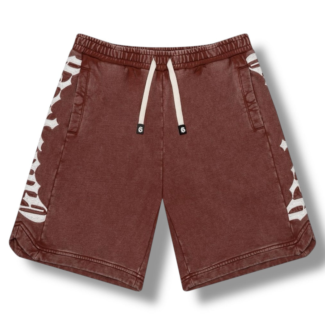 CourtSide Shorts (Mocha Wash)