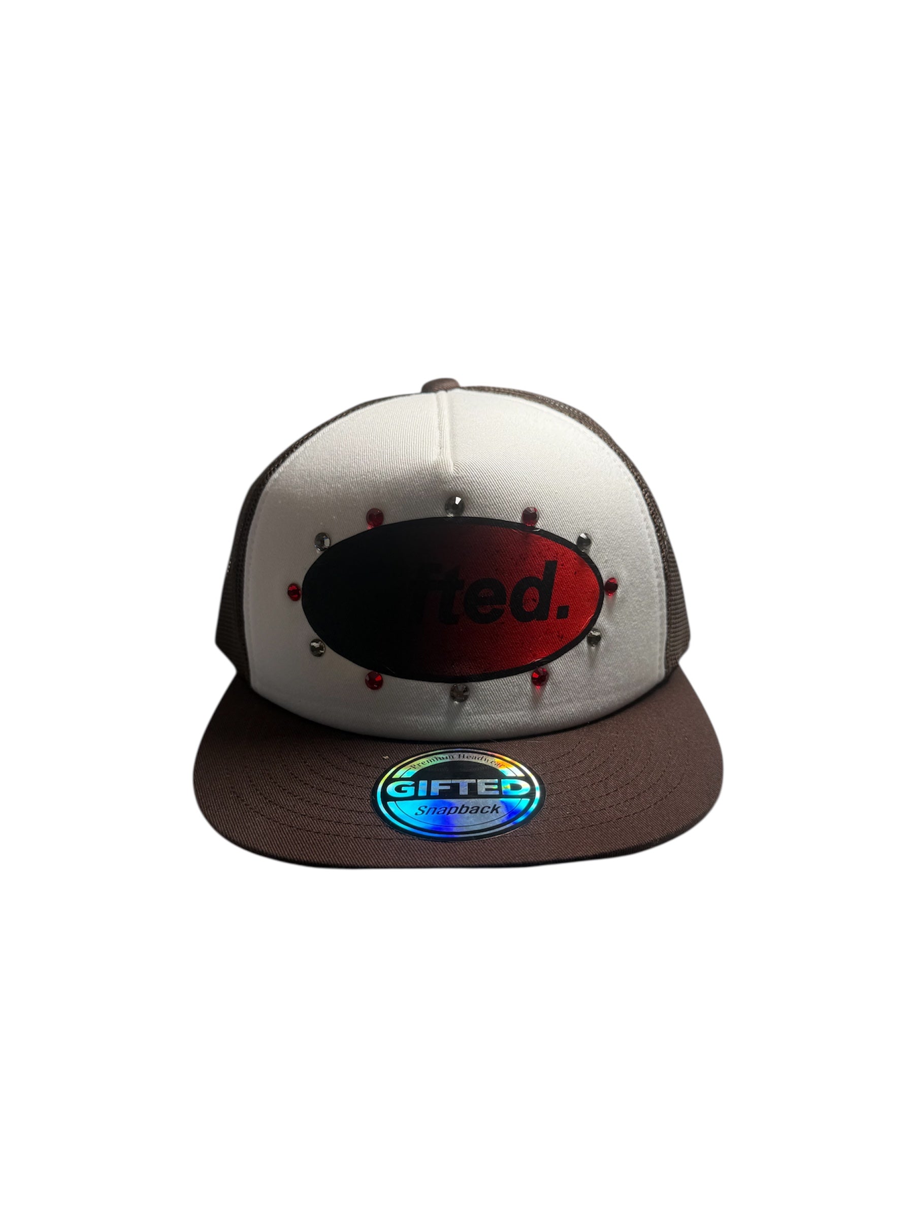 Gifted Hat 19 -BRO/BLK/RED