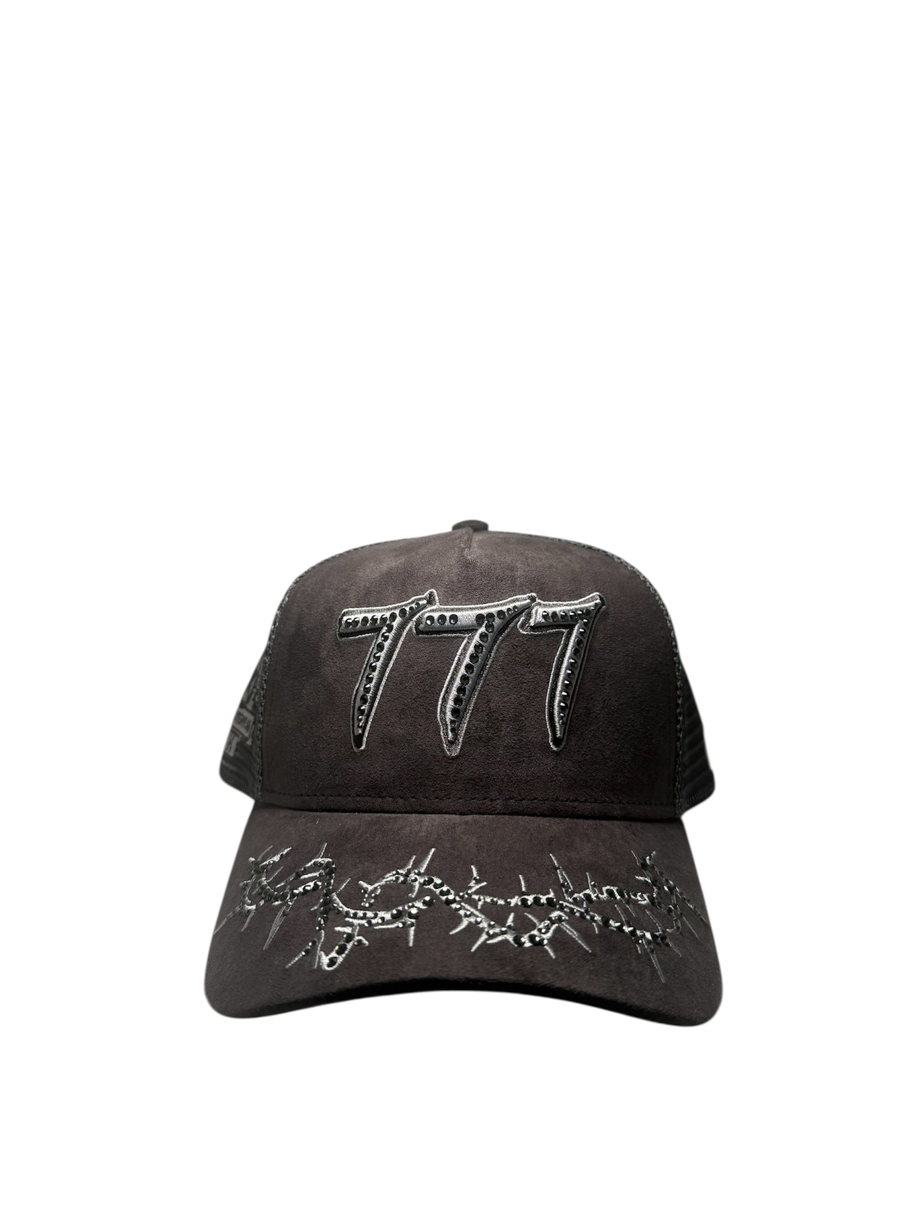777 TRUCKER GRY Crystals