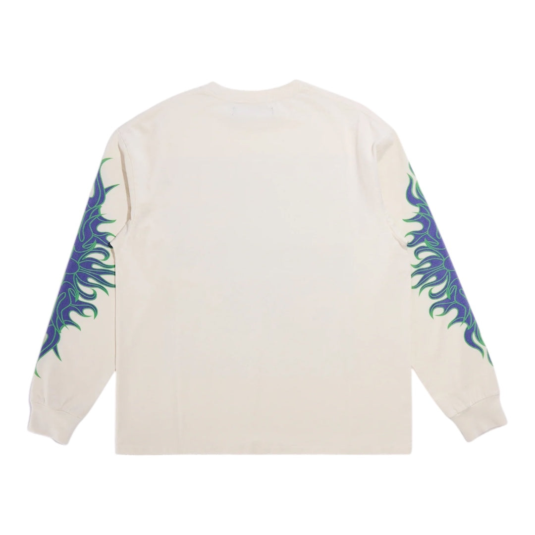 IGUANA LONG SLEEVE TEE- OFF WHITE