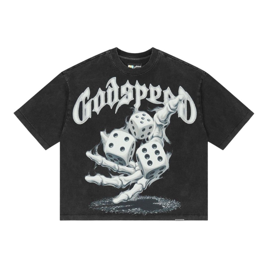 No Risk, No Reward T-shirt (Black Wash)