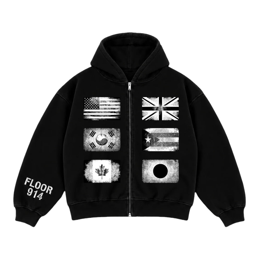 BLACK FLAG FORCE ZIP UP