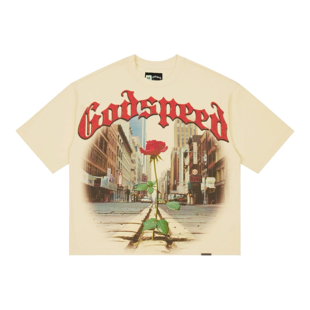 Concrete Rose T-Shirt (Bone)