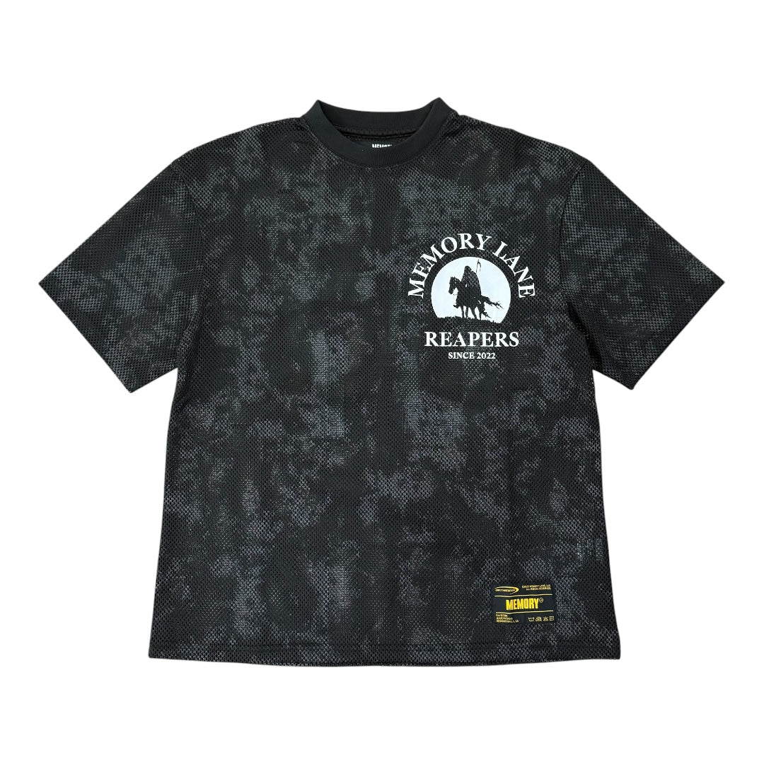 CAMO MESH JERSEY- BLACK