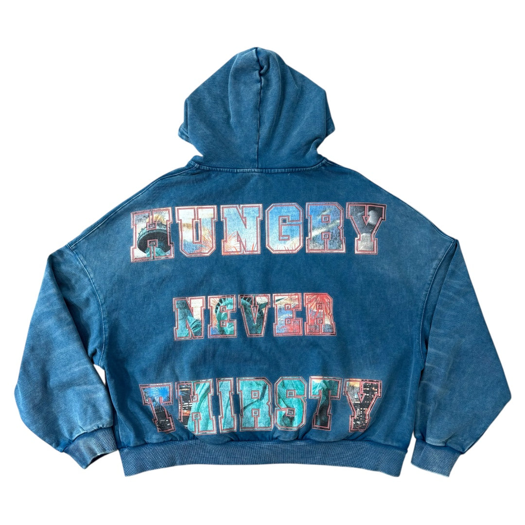 LITTNYC “LIBERTY ZIP UP” BLUE