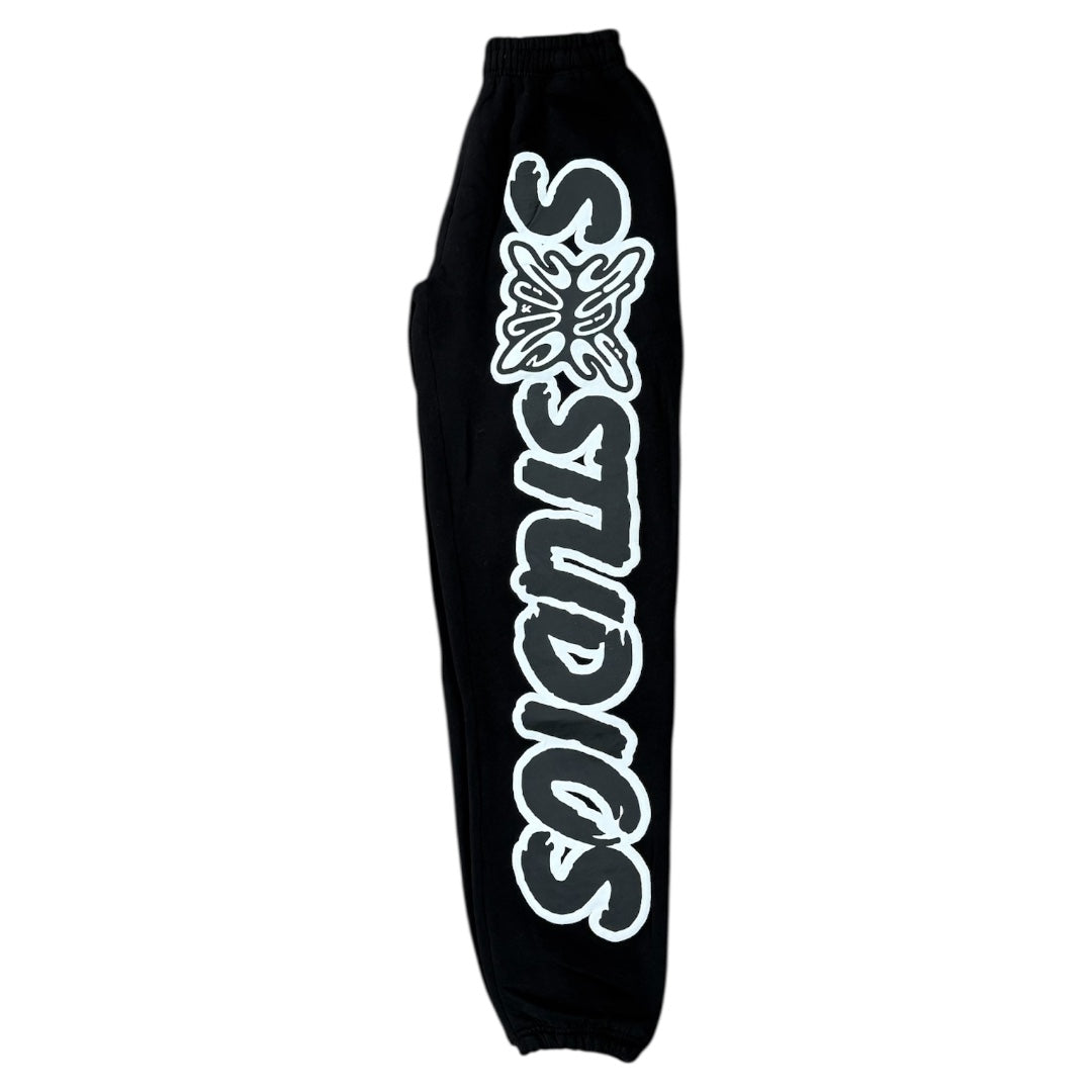 SB SWEATPANTS BLK/WHT