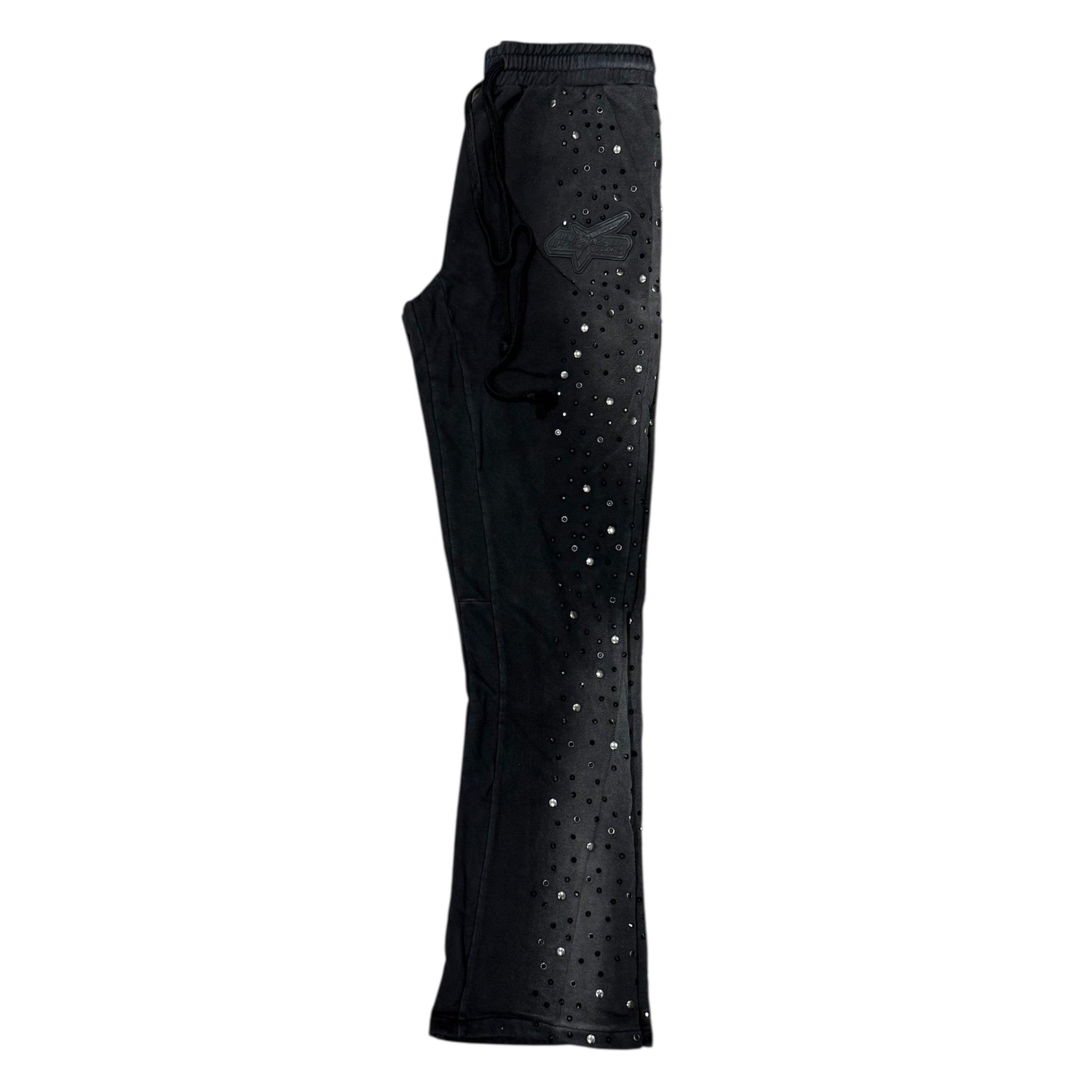 STONES STUDS JOGGERS- BLACK