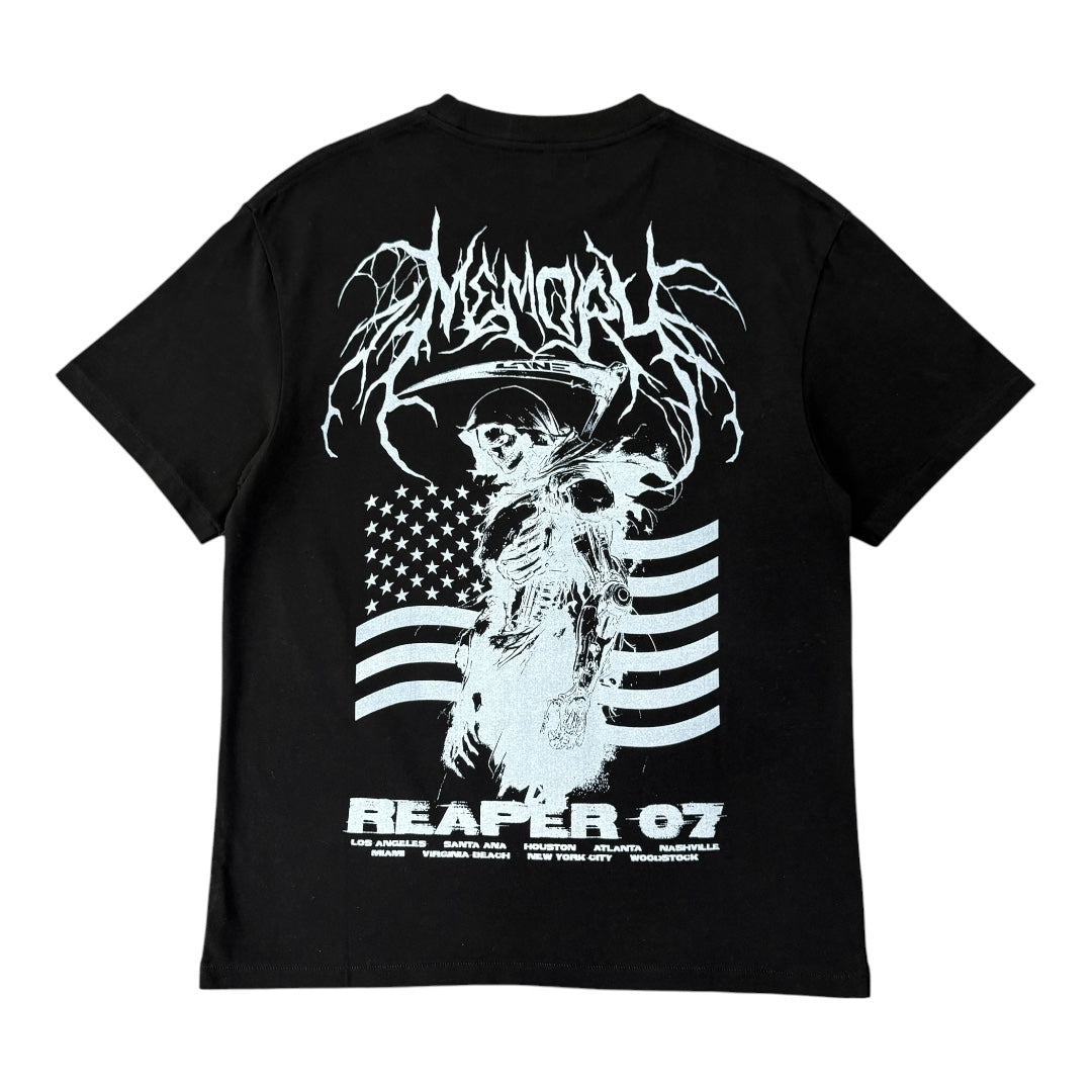 REAPER 07 US TOUR TEE- BLACK