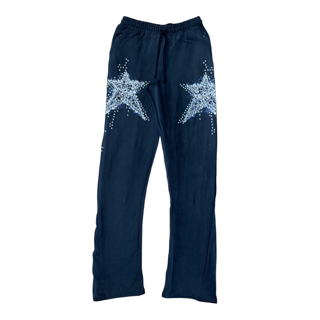 DREAMCATCHER FLEECE OVERSIZED JOGGER- BLACK