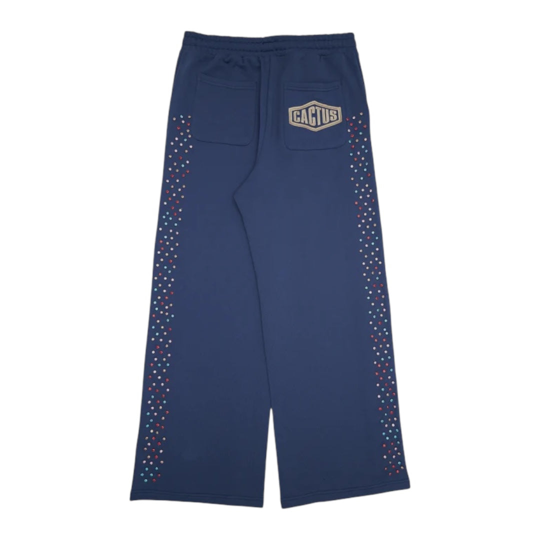 Crystal Cactus Sweats- Blue