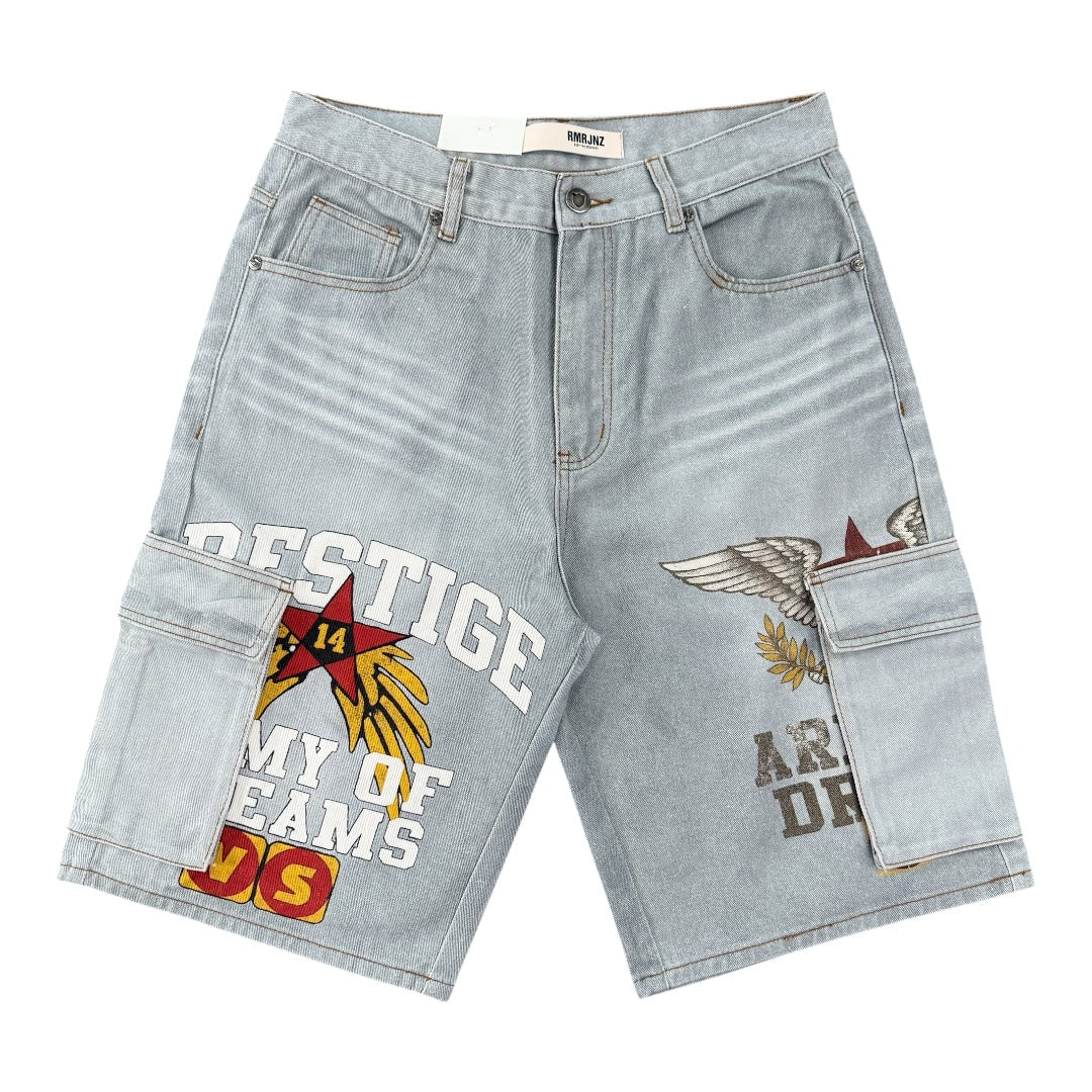 Prestige Jorts- Light Blue Wash