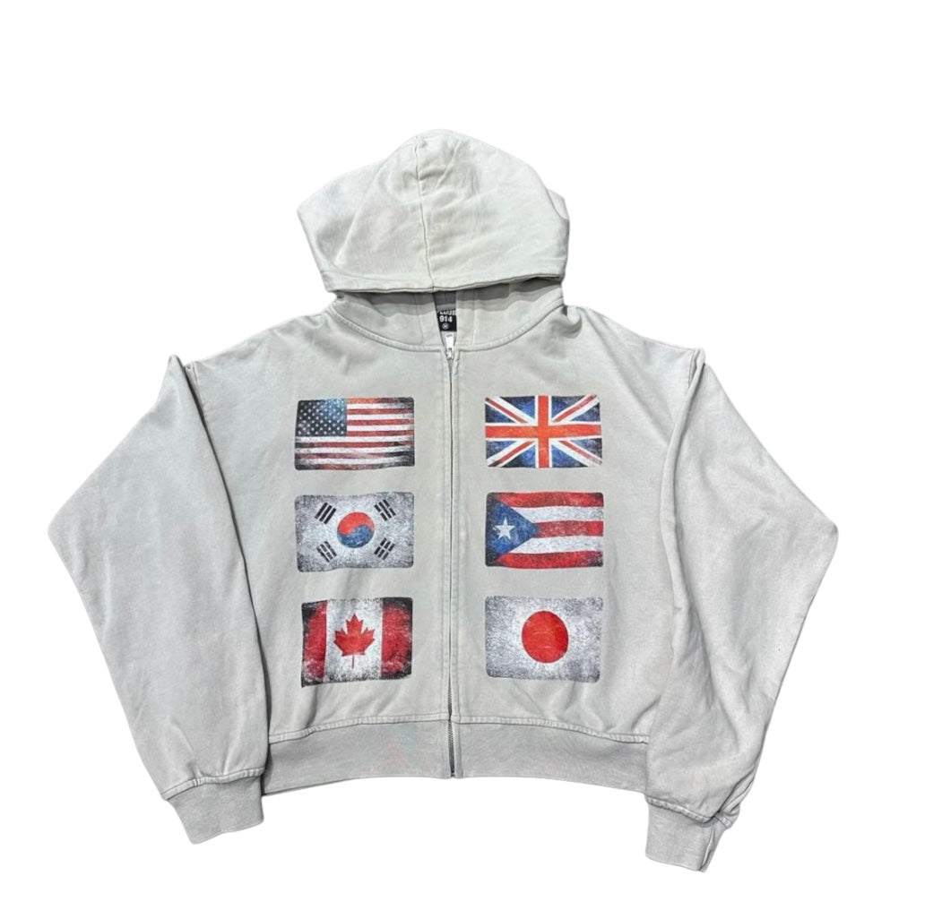 GREY FLAG FORCE ZIP UP