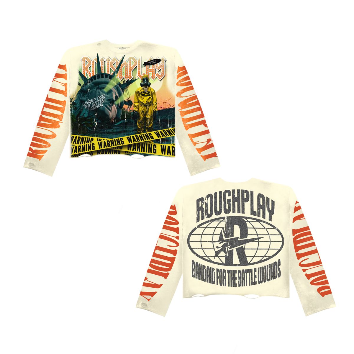 WARNING LONG SLEEVE - TAN