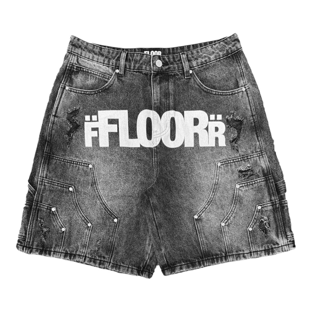 BLACK UNIFORM JORTS
