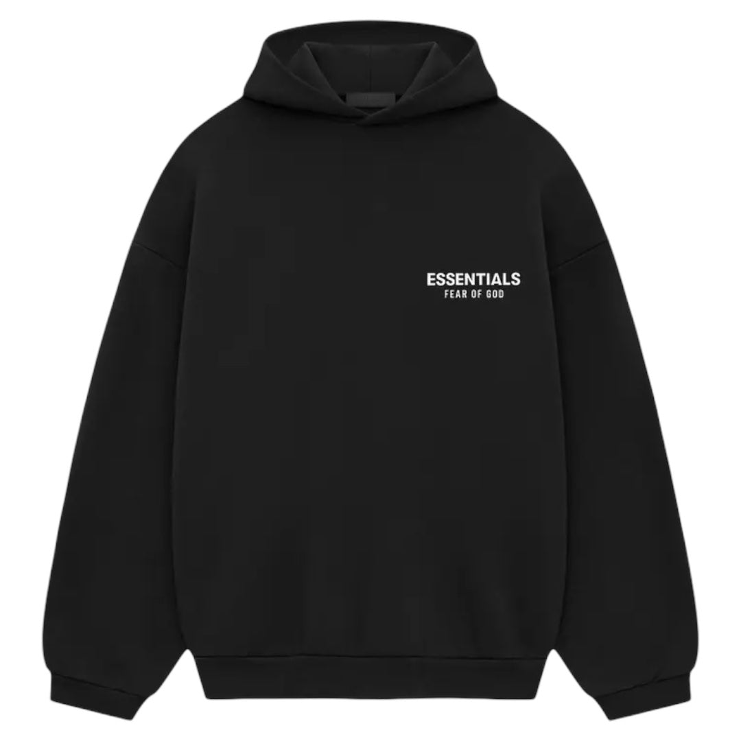 Fear of God Essentials Black Fleece Hoodie