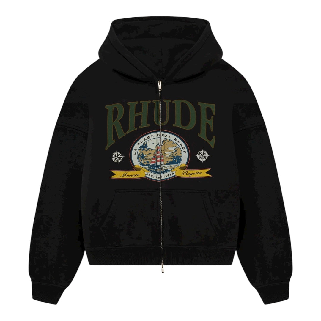 MONACO REGATTA FULL-ZIP HOODIE